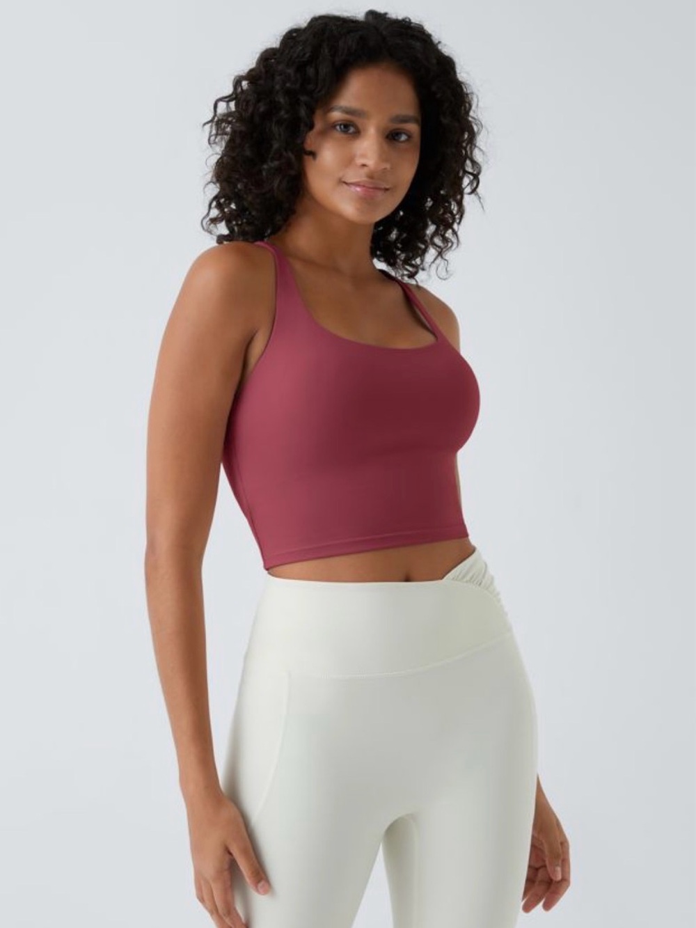 HALARA Seamless Scoop Crop Tank